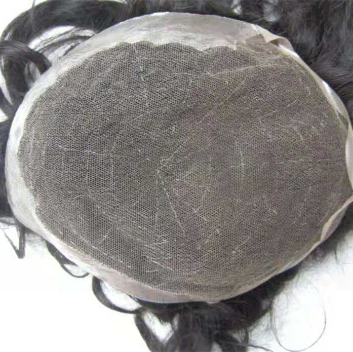 Q6 toupee hair for men,mens toupee with black hair,men wig.HN286
